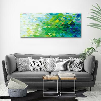 Foto glasbild Abstrakte Dreiecke