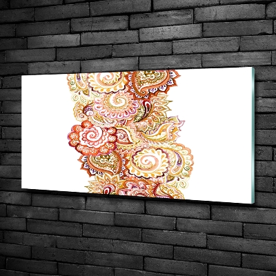 Foto glasbild Ornamente