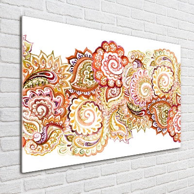 Foto glasbild Ornamente