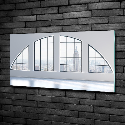 Glasbild Geräumiger Innenraum