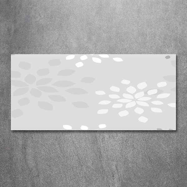 Bild auf glas Blumenmuster