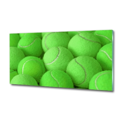 Foto glasbild Tennisbälle