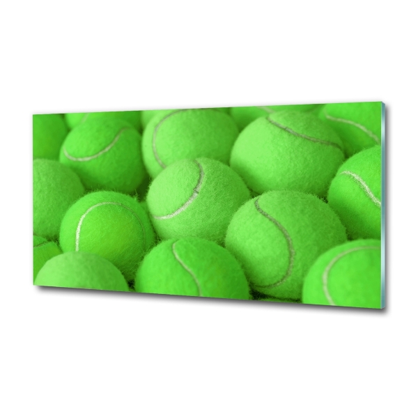 Foto glasbild Tennisbälle