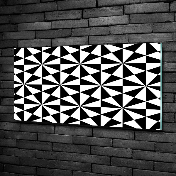 Glasbild Geometrischer Hintergrund