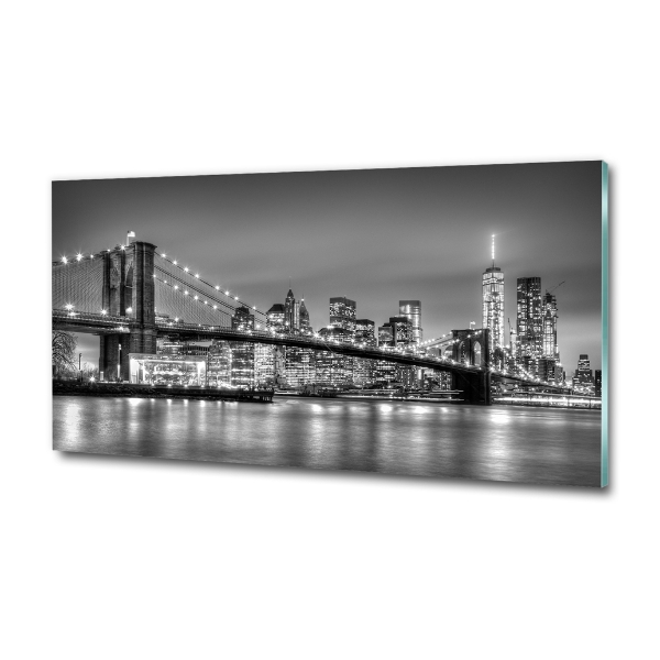 Glasbild Brooklyn Bridge