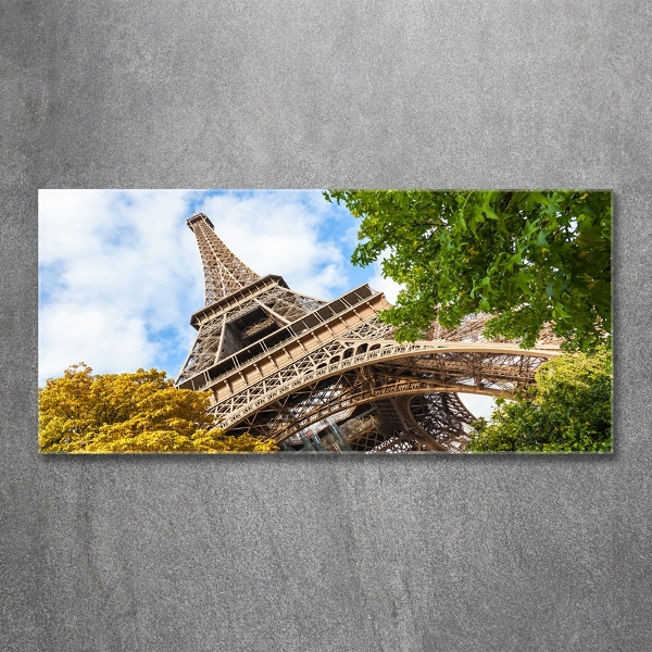 Foto glasbild Eiffelturm Paris