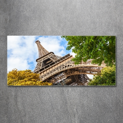 Foto glasbild Eiffelturm Paris