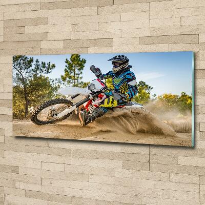 Bild auf glas Moto-Cross