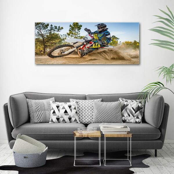 Bild auf glas Moto-Cross