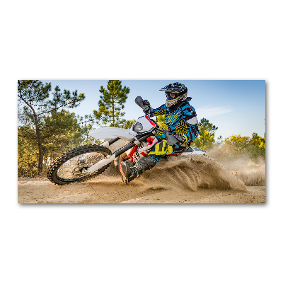 Bild auf glas Moto-Cross