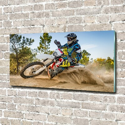 Bild auf glas Moto-Cross