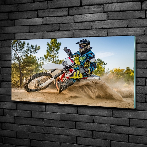 Bild auf glas Moto-Cross