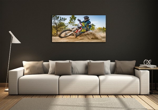 Bild auf glas Moto-Cross