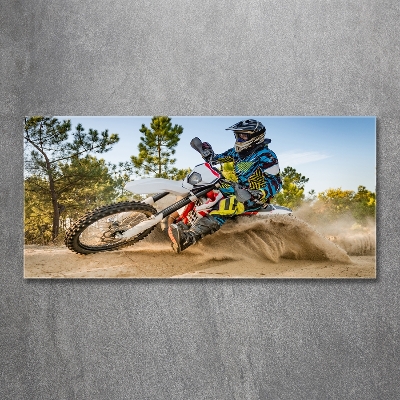 Bild auf glas Moto-Cross