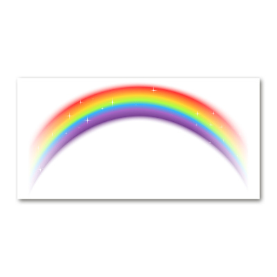 Foto glasbild Regenbogen