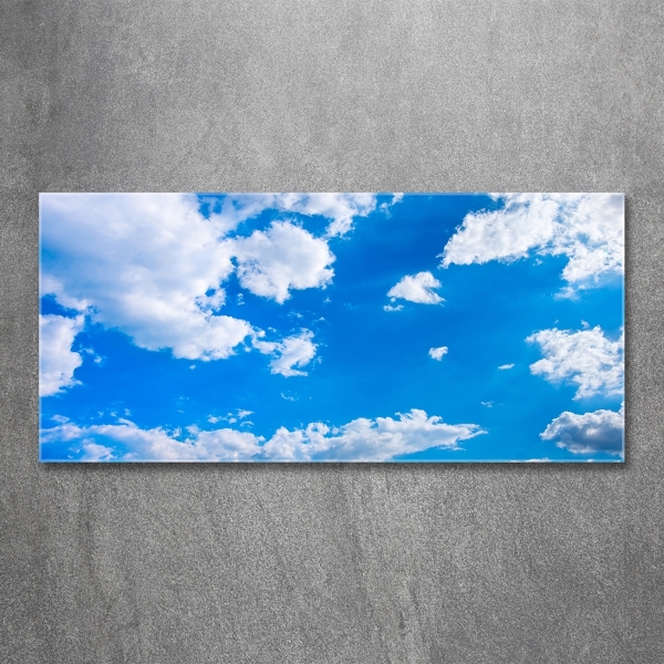 Bild auf glas Wolken am Himmel