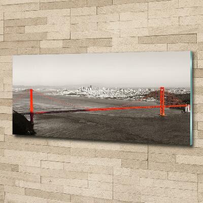 Bild auf glas San Francisco Brücke