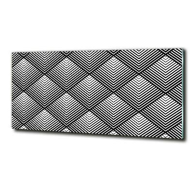 Glasbild Geometrischer Hintergrund