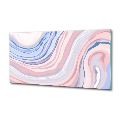 Bild auf glas Abstrakte Wellen