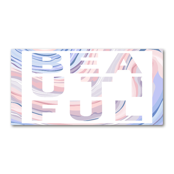 Foto glasbild Schön