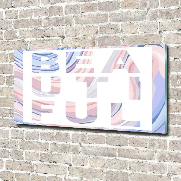 Foto glasbild Schön