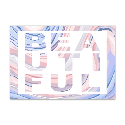 Foto glasbild Schön