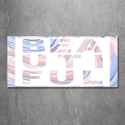 Foto glasbild Schön