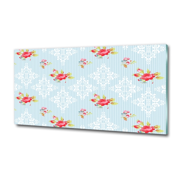 Bild auf glas Rosen und Schmuck