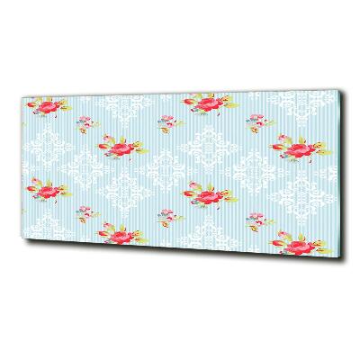 Bild auf glas Rosen und Schmuck