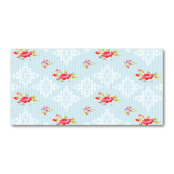 Bild auf glas Rosen und Schmuck