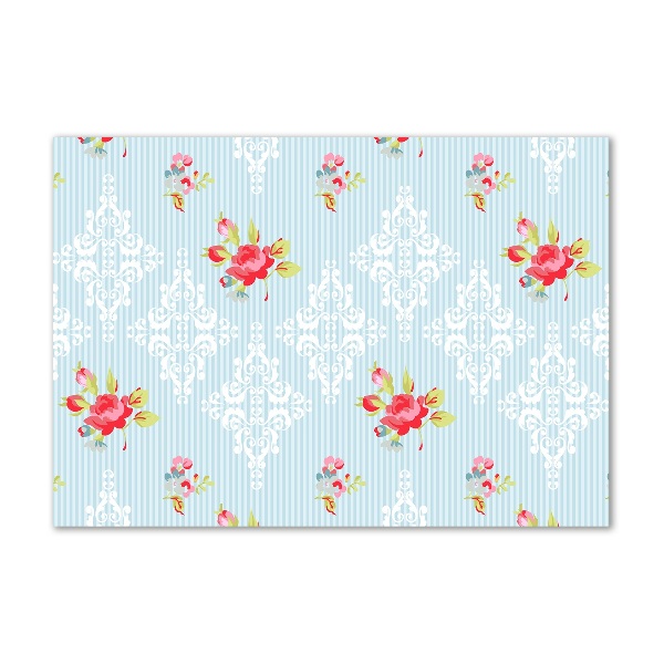 Bild auf glas Rosen und Schmuck