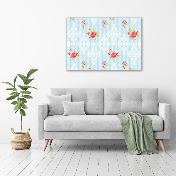 Bild auf glas Rosen und Schmuck