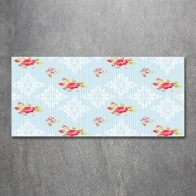 Bild auf glas Rosen und Schmuck