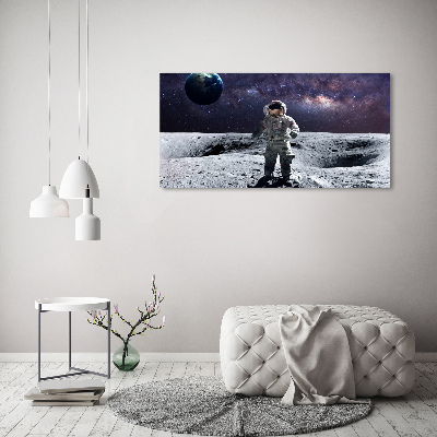 Glasbild Astronaut