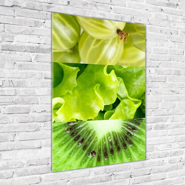 Foto auf glas vertikales Obst und Gemüse