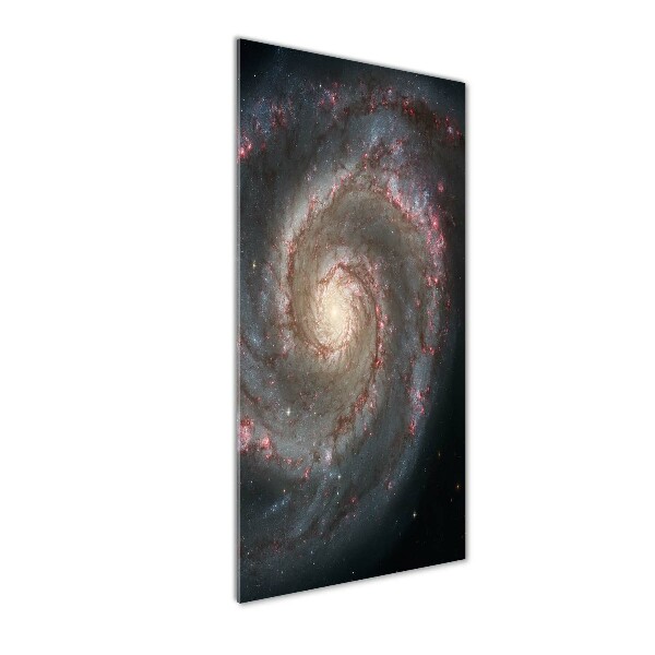 Glasbild vertikales Nebel