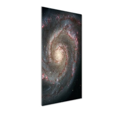 Glasbild vertikales Nebel