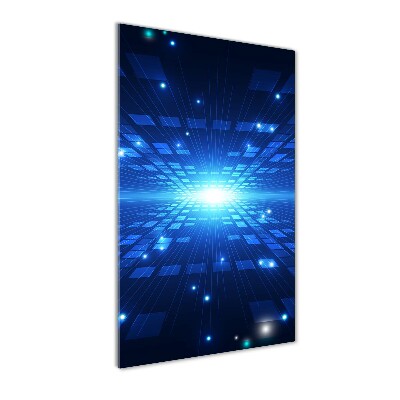 Bild aus glas vertikales 3D-Hintergrund