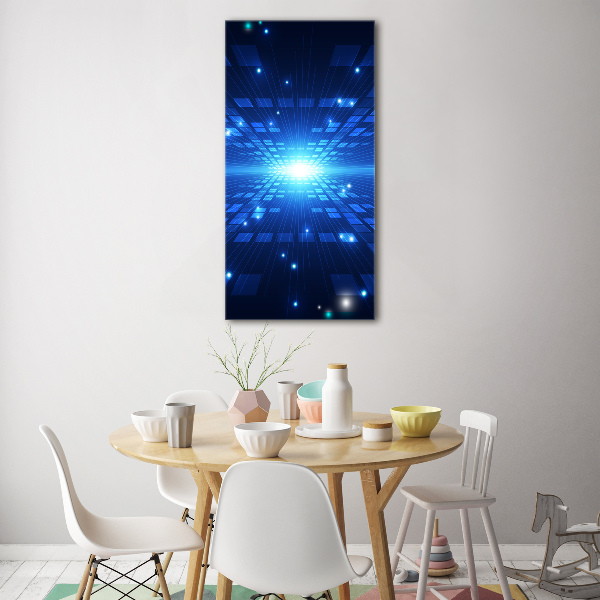 Bild aus glas vertikales 3D-Hintergrund