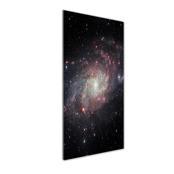 Glasbild vertikales Nebel