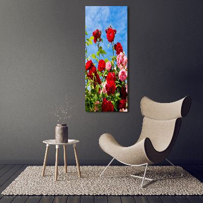 Bild aus glas vertikales Dornen