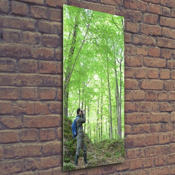 Foto auf glas vertikales Ornithologe