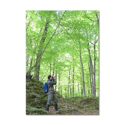 Foto auf glas vertikales Ornithologe