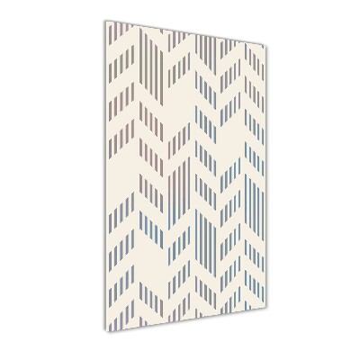 Bild aus glas vertikales Geometrischer Hintergrund