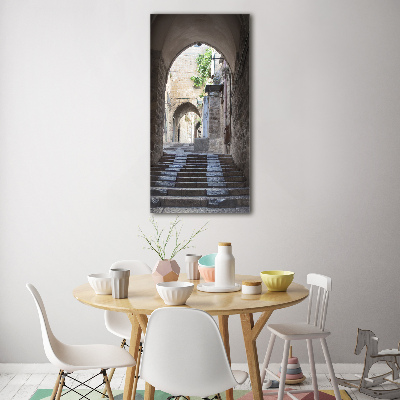 Glasbild vertikales Jerusalem, Israel