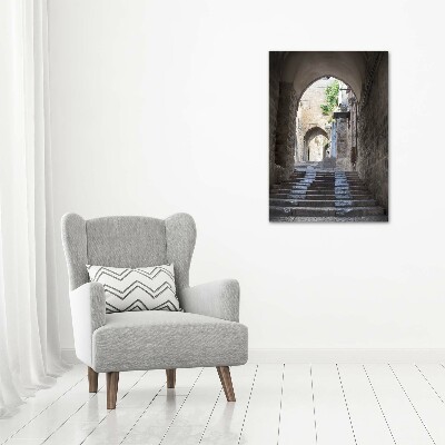 Glasbild vertikales Jerusalem, Israel