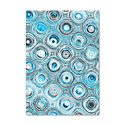 Glasbild vertikales Fraktalgrafiken