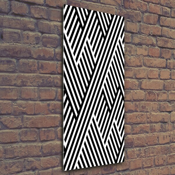 Bild aus glas vertikales Geometrischer Hintergrund