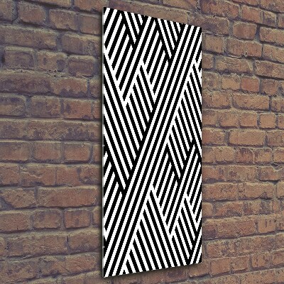 Bild aus glas vertikales Geometrischer Hintergrund