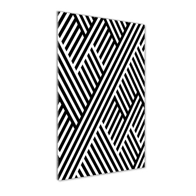 Bild aus glas vertikales Geometrischer Hintergrund